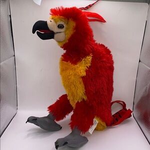 Wizarding World Of Harry Potter Red Fawkes 15" Phoenix Bird Stuffed Plush Toy